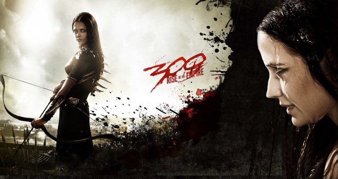 The inimitable Eva Green as the fierce warrior Artemisia.